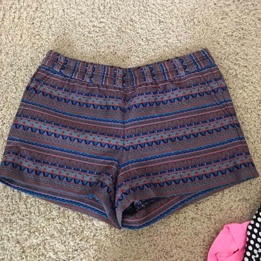 Tribal print shorts